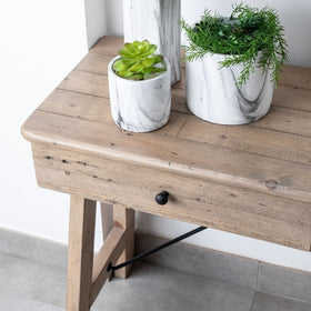 Haverhill reclaimed console outlet table