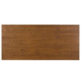 solid oak wood table