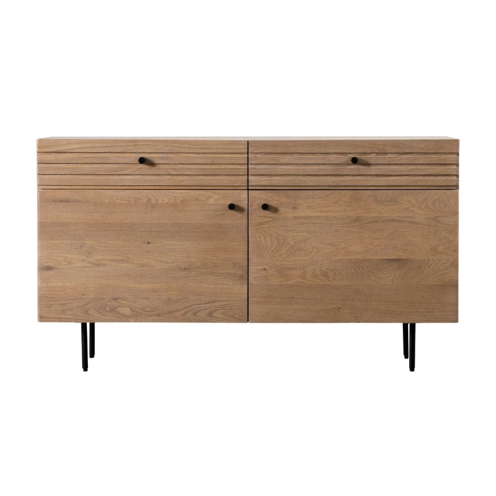 Oku Oak 2 Drawer 2 Door Sideboard