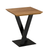 solid oak lamp table