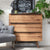 Marino Rustic Oak 3 Drawer Chest front view