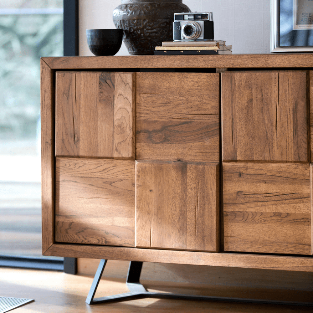 Islington Collection Solid Oak Narrow Sideboard Hemming Wills