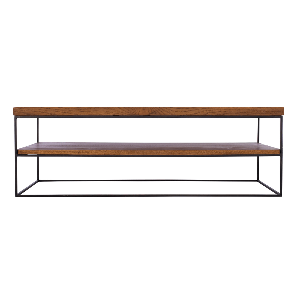 solid oak coffee table