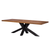 solid oak wood dining table