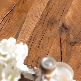 solid oak wood furniture close up 