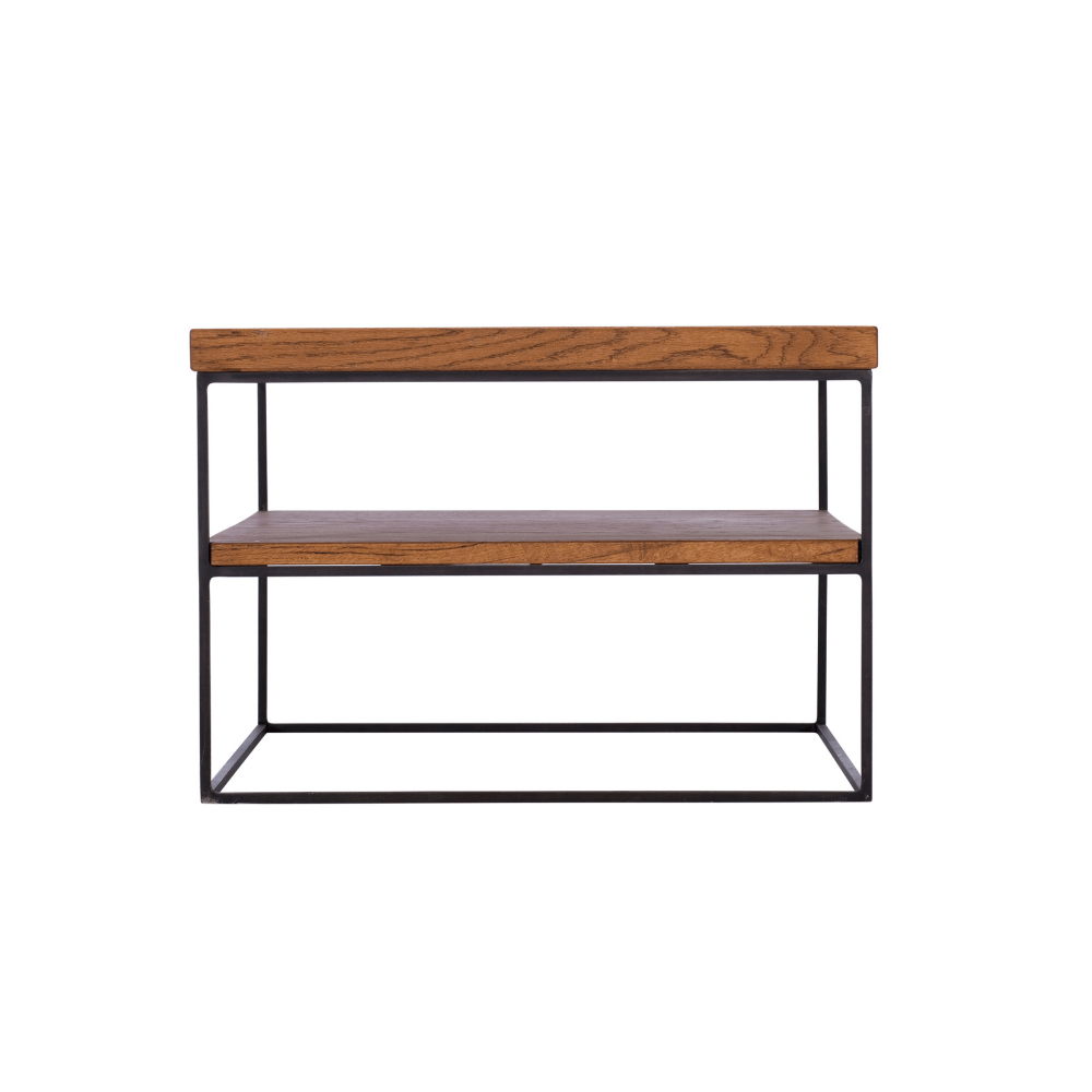 solid oak lamp table